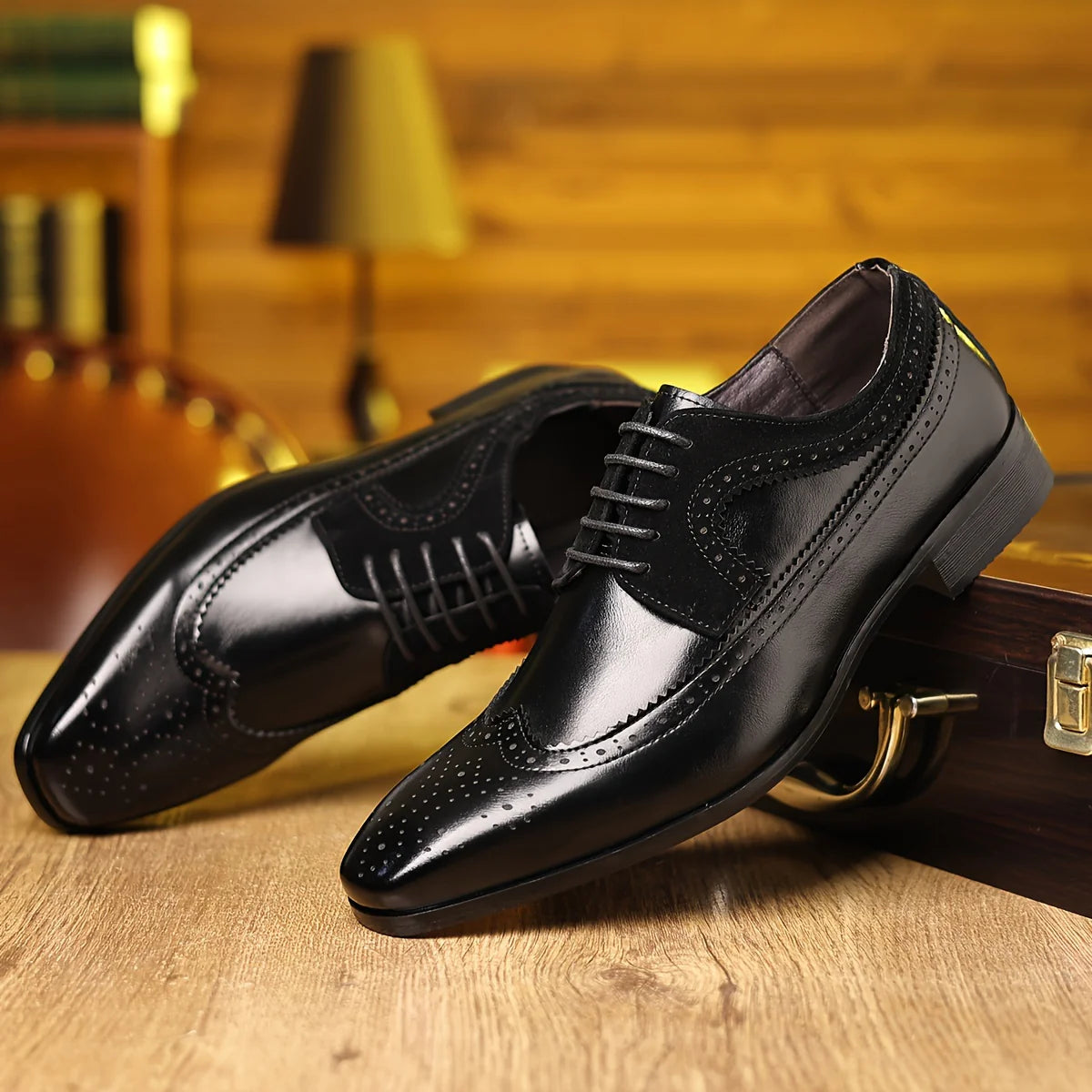 Men's Black Formal Shoes – Elegant, Comfortable, and Durable
