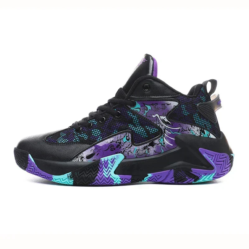 Men's Bold Graphic Court Sneakers