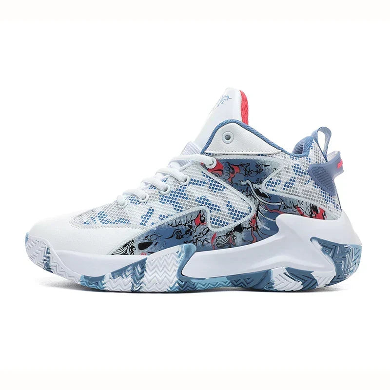Men's Bold Graphic Court Sneakers