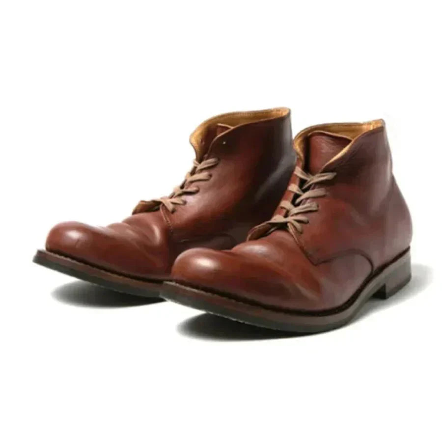 Men's Boots with Zipper and Sturdy Sole