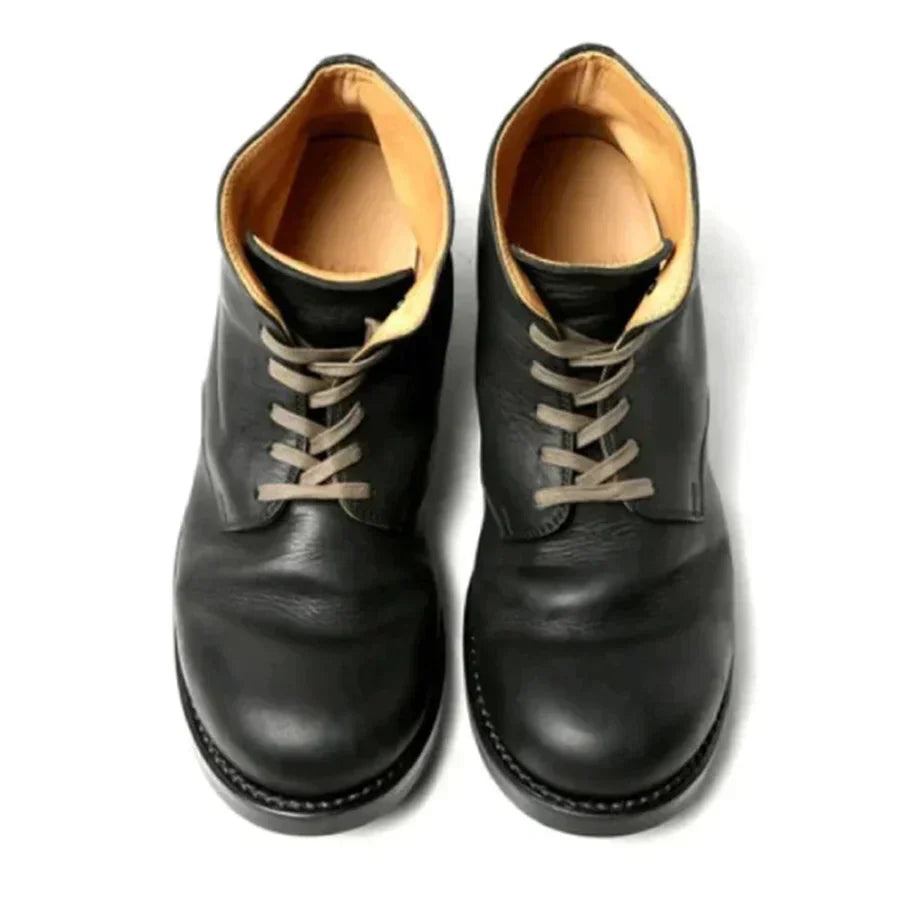 Men's Boots with Zipper and Sturdy Sole