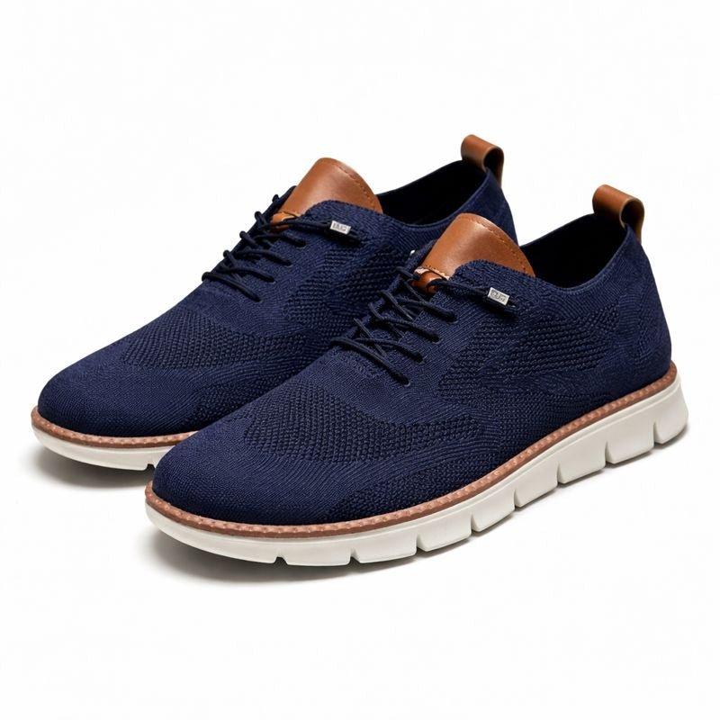 Men's Breathable Lace-Up Casual Oxford Sneakers