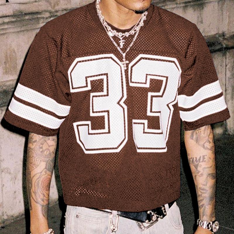Men's Breathable Mesh Football Jersey