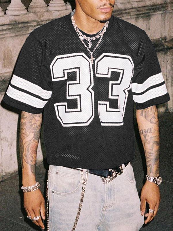 Men's Breathable Mesh Football Jersey