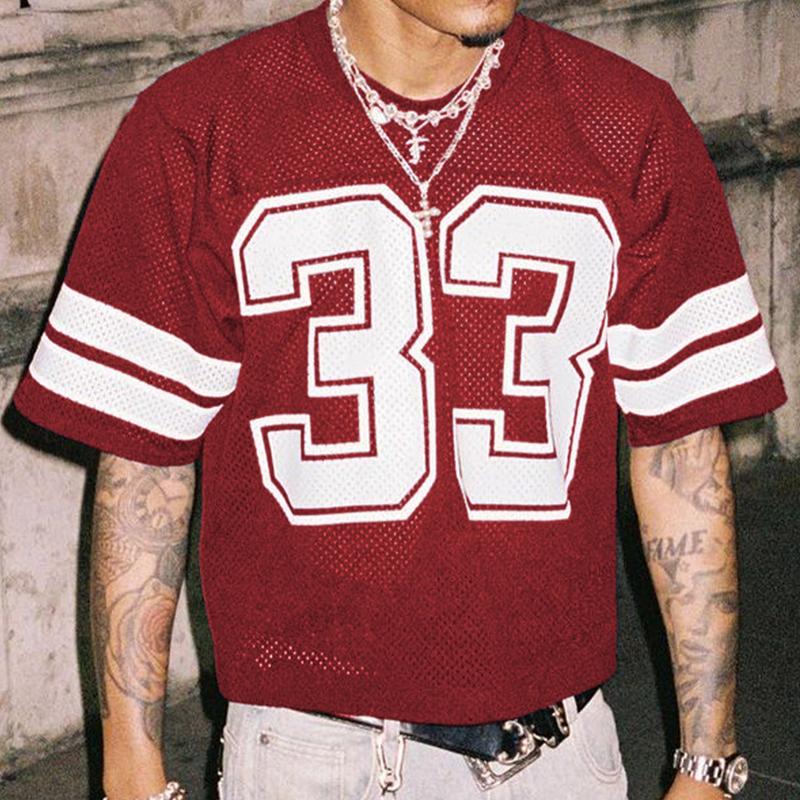 Men's Breathable Mesh Football Jersey