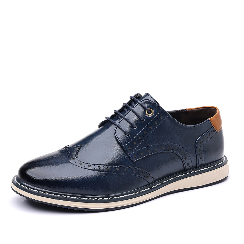 Men's Brogue Lace-Up Dress Shoes