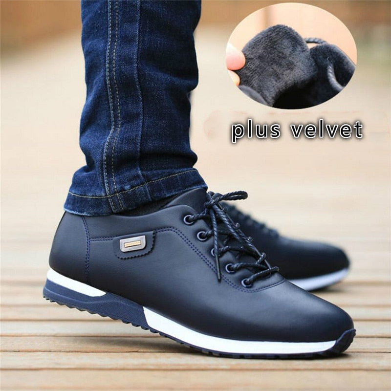 Men's Casual Velvet Lined Sneakers