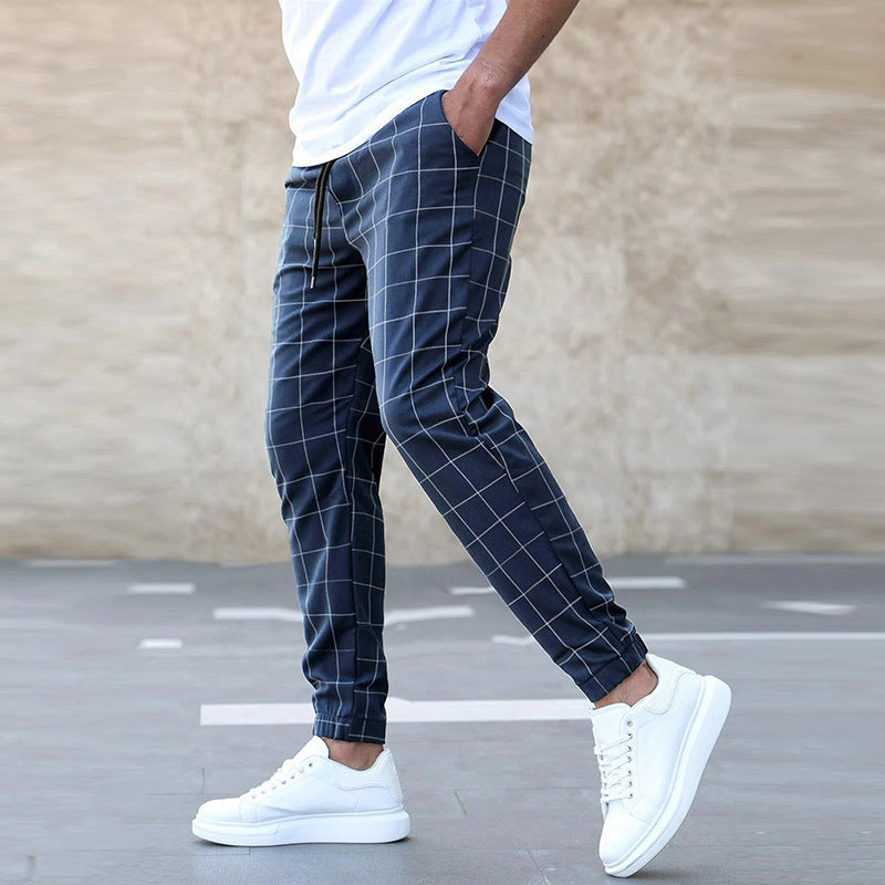Men's Checked Joggers