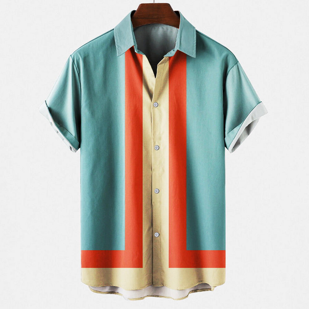Men's Classic Retro Style Shirt for Versatile Wear