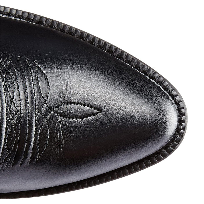Men's Cowboy Boots - Black & Brown - Comfort