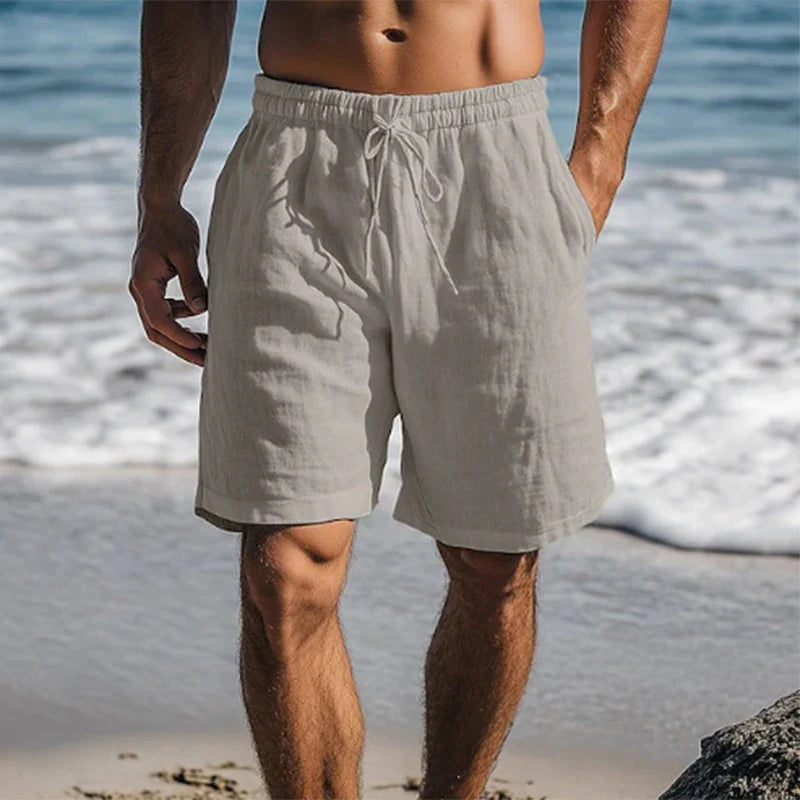 Men's Drawstring Knee-Length Shorts