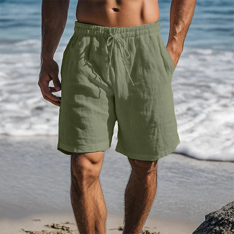 Men's Drawstring Knee-Length Shorts