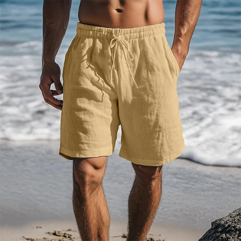 Men's Drawstring Knee-Length Shorts