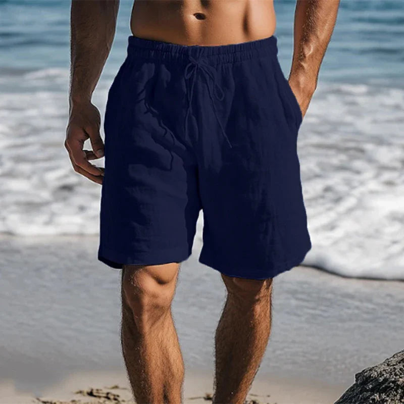 Men's Drawstring Knee-Length Shorts