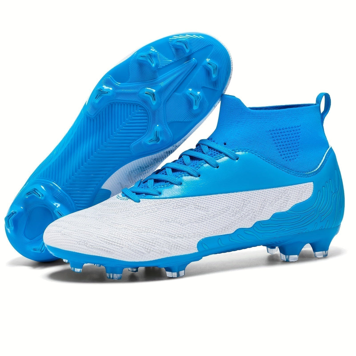Men's Football Boots with Grip & High Ankle Design
