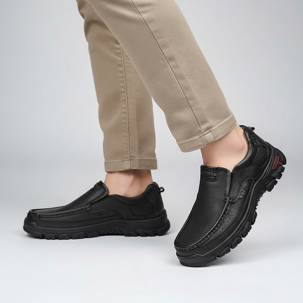 Men's Hand-Stitched Orthopaedic Hiking Shoes