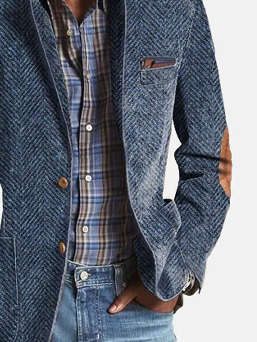 Men's Herringbone Blazer
