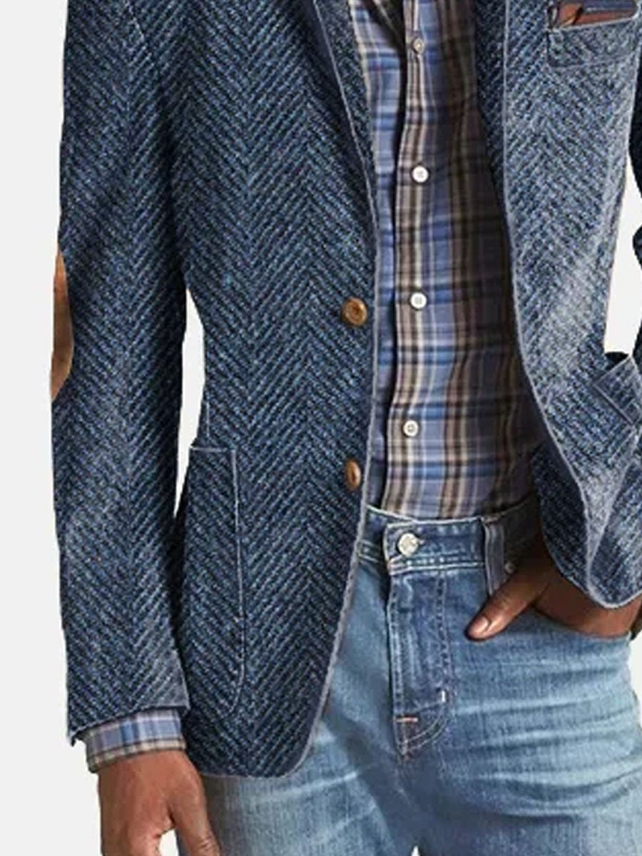 Men's Herringbone Blazer
