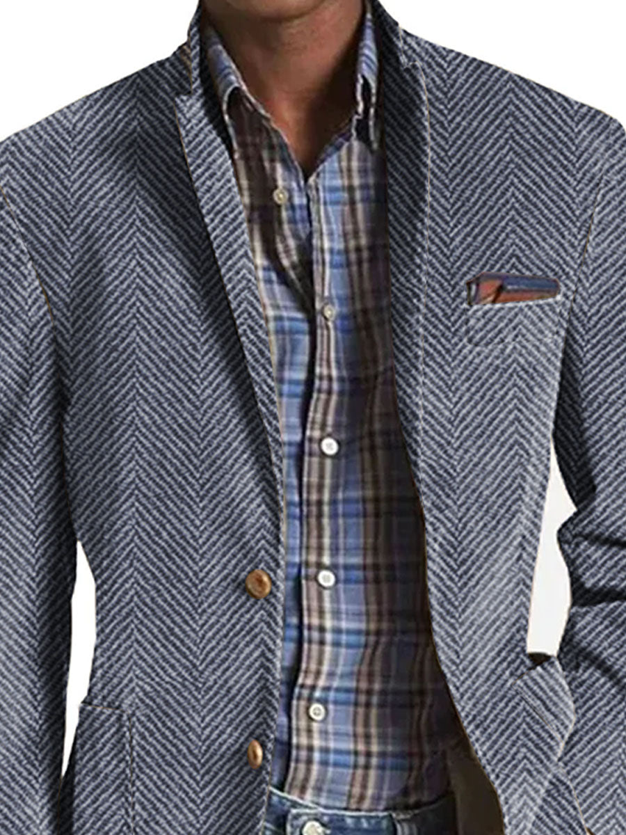 Men's Herringbone Blazer