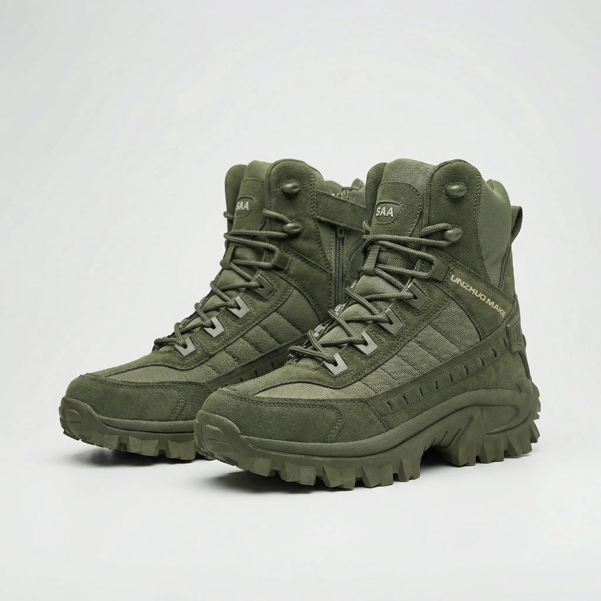 Men's High-Top Lace-Up Tactical Boots