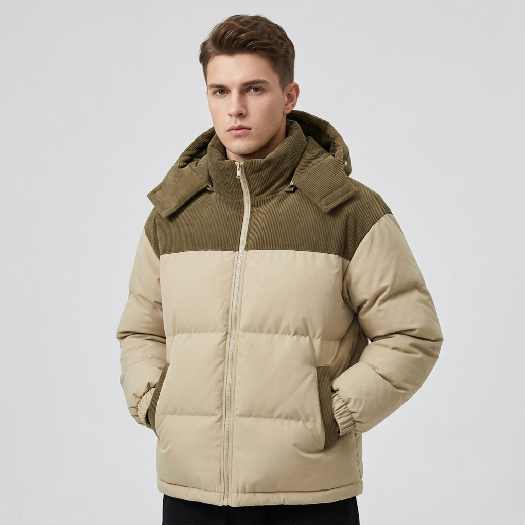 Men's Insulated Hooded Winter Jacket