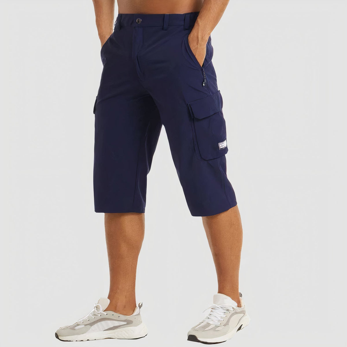 Men's Knee-Length Cargo Shorts