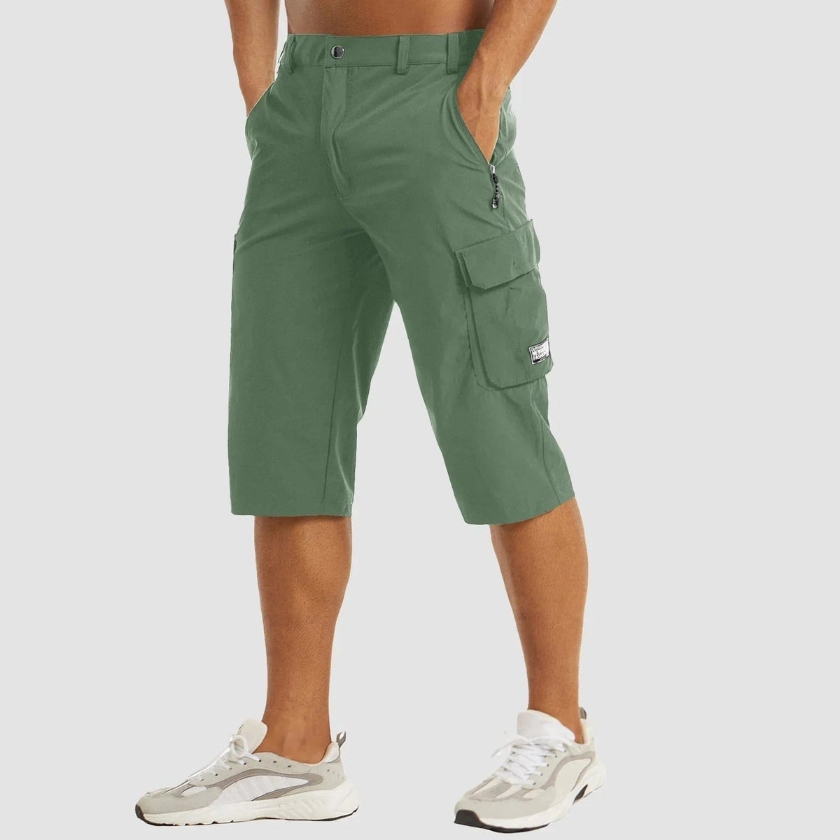 Men's Knee-Length Cargo Shorts
