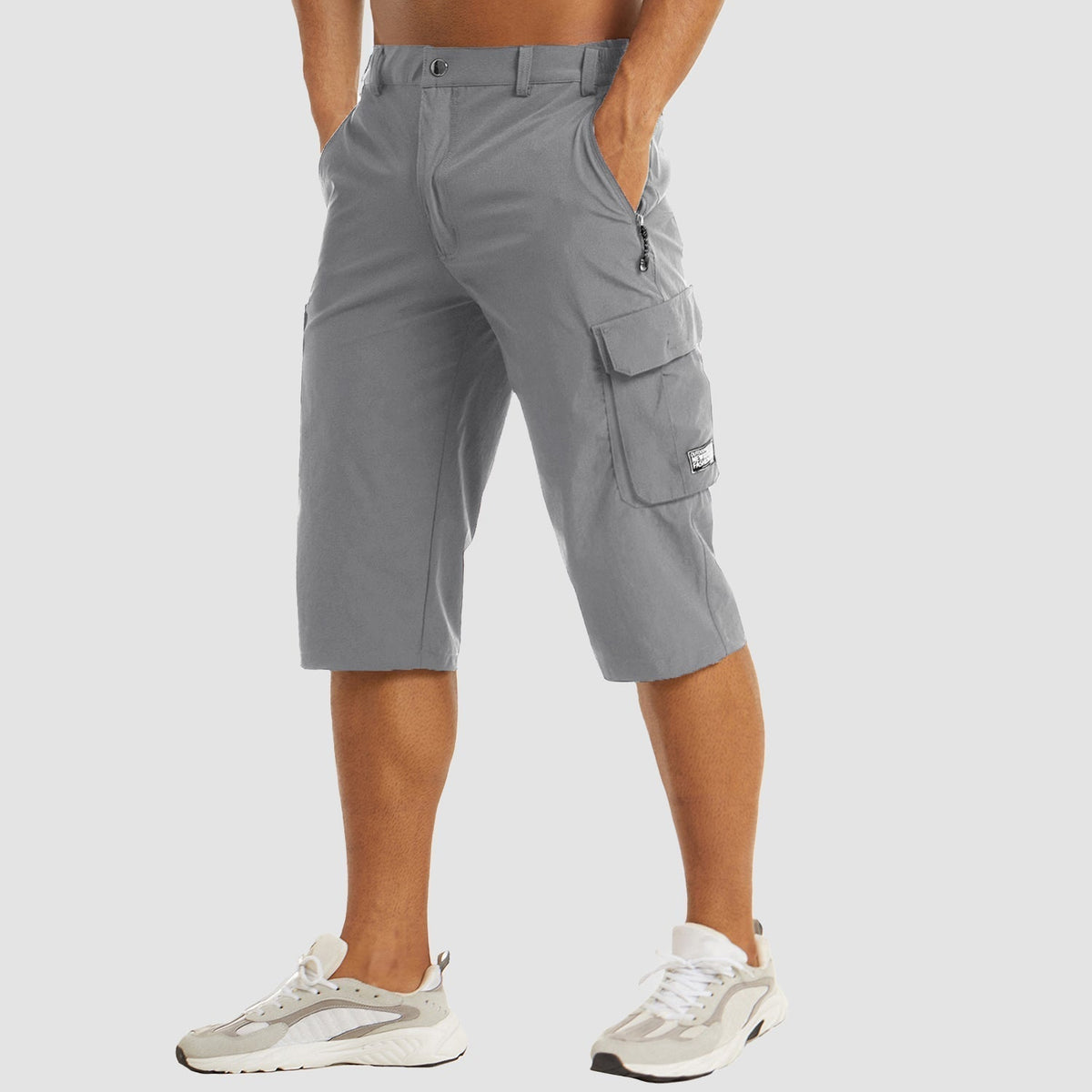 Men's Knee-Length Cargo Shorts