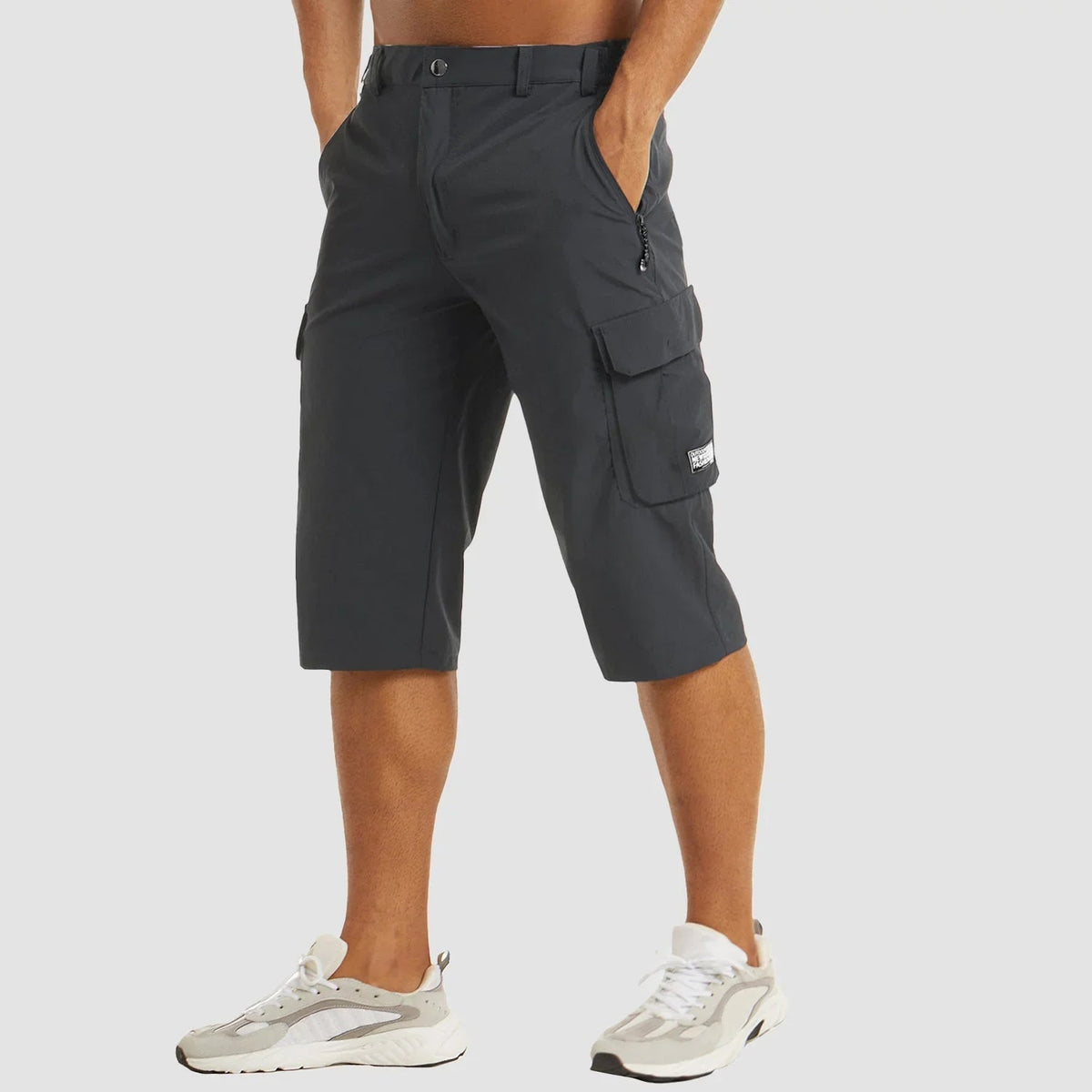 Men's Knee-Length Cargo Shorts