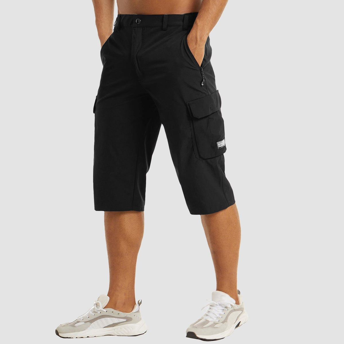 Men's Knee-Length Cargo Shorts