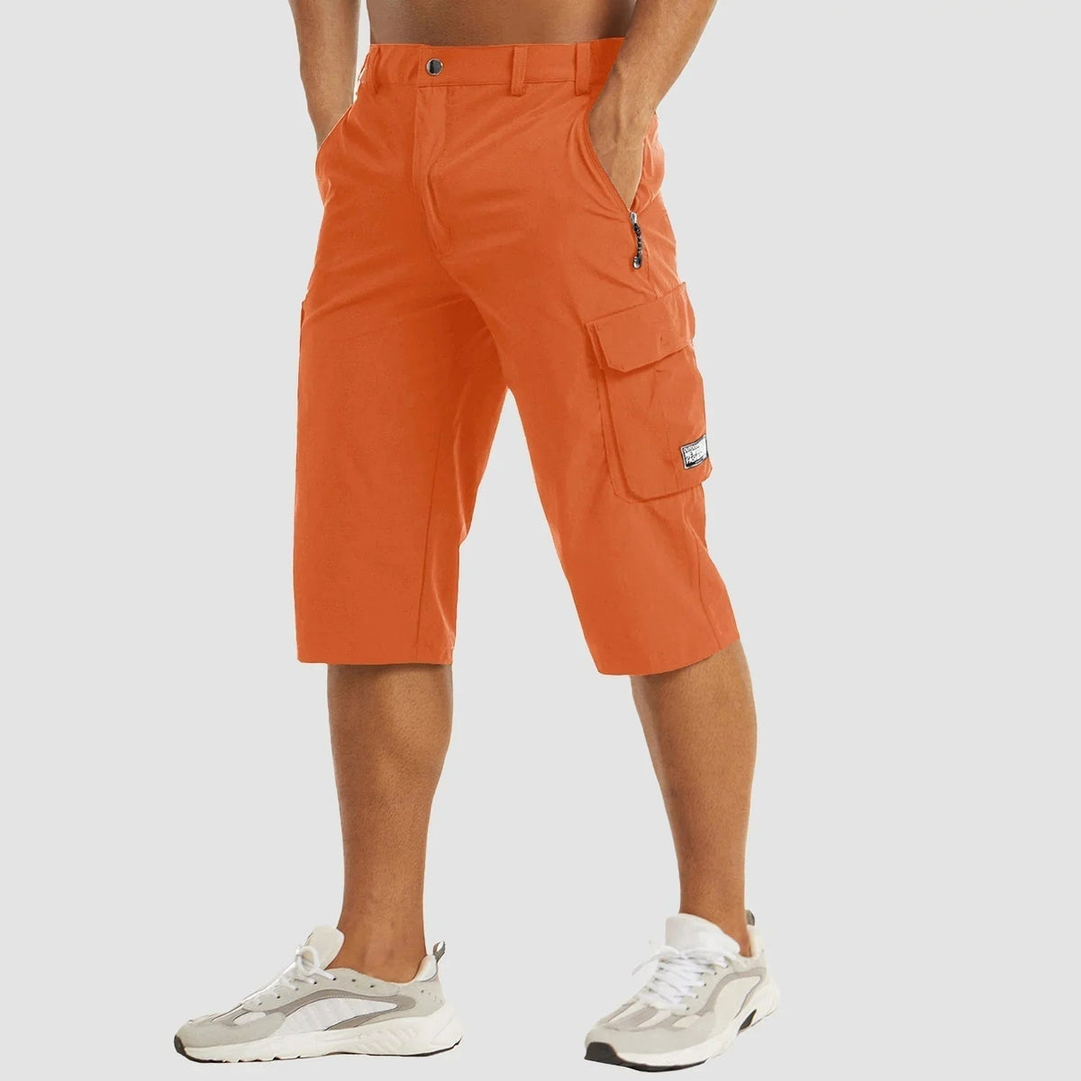 Men's Knee-Length Cargo Shorts