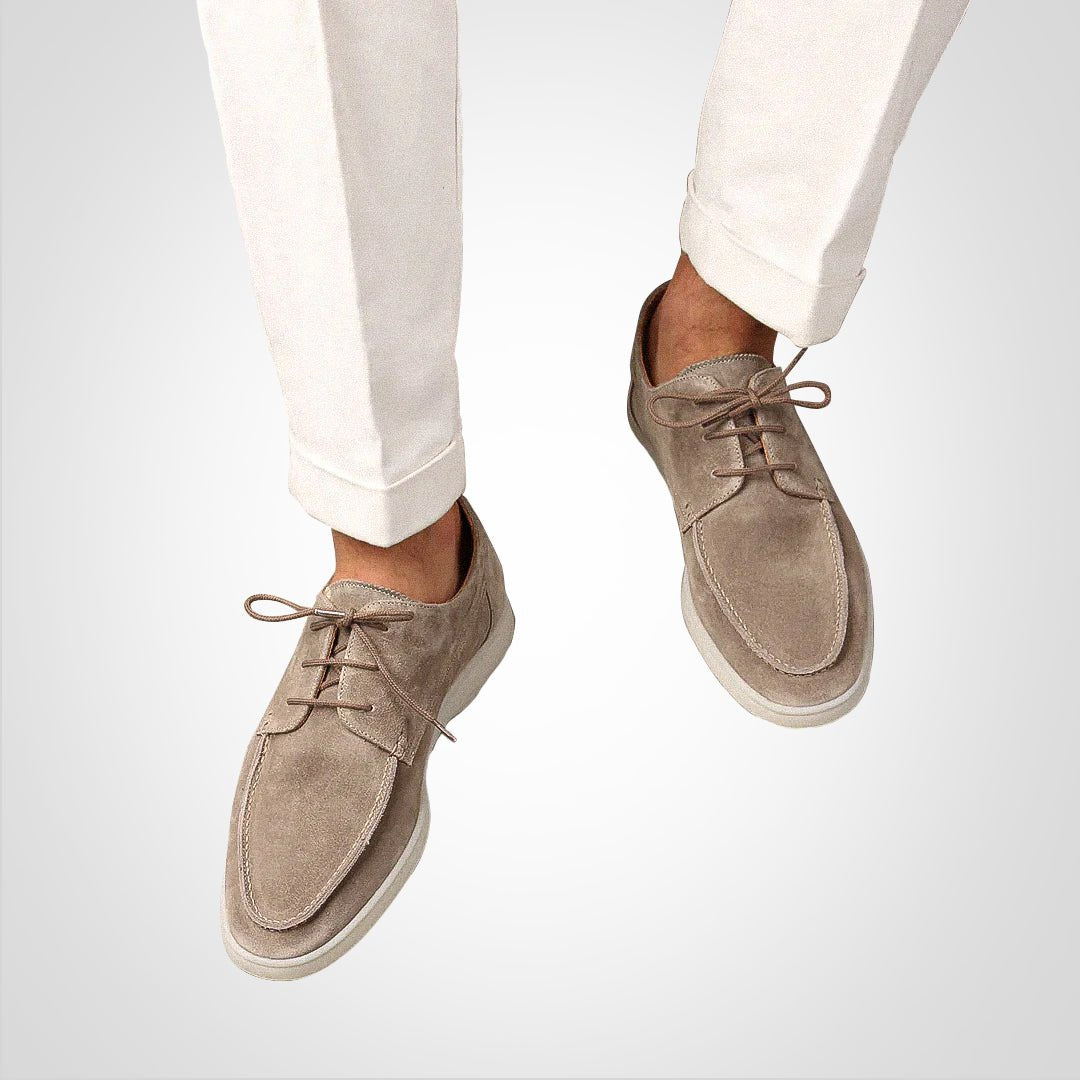 Men's Lace-Up Hybrid Boat Derby Loafers