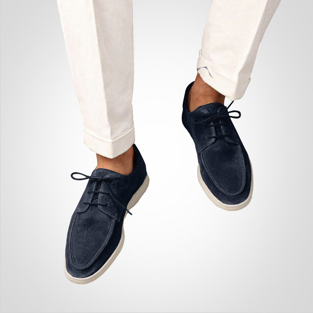 Men's Lace-Up Hybrid Boat Derby Loafers