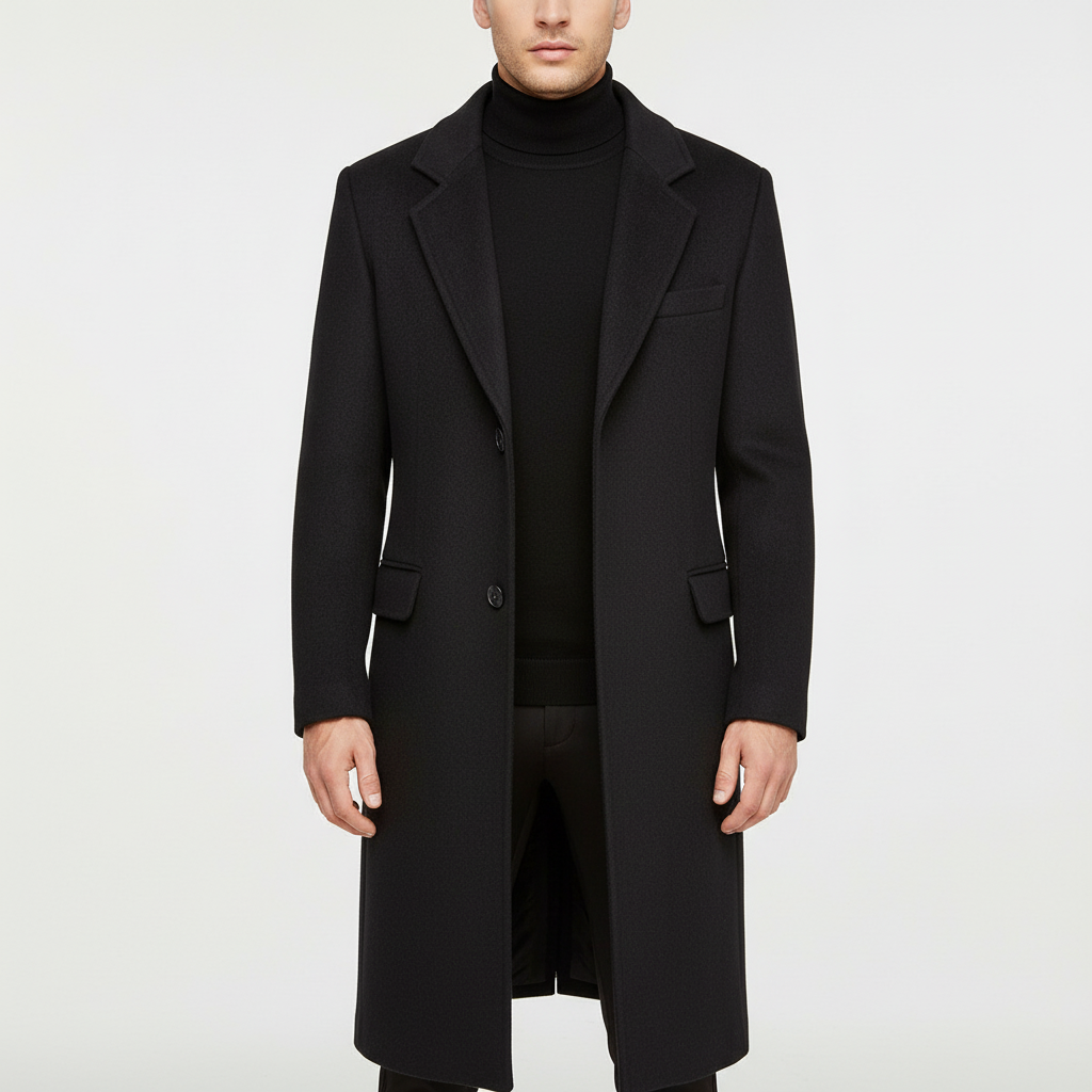 Men's Long Overcoat