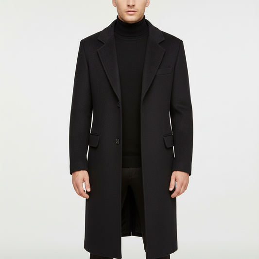 Men's Long Overcoat