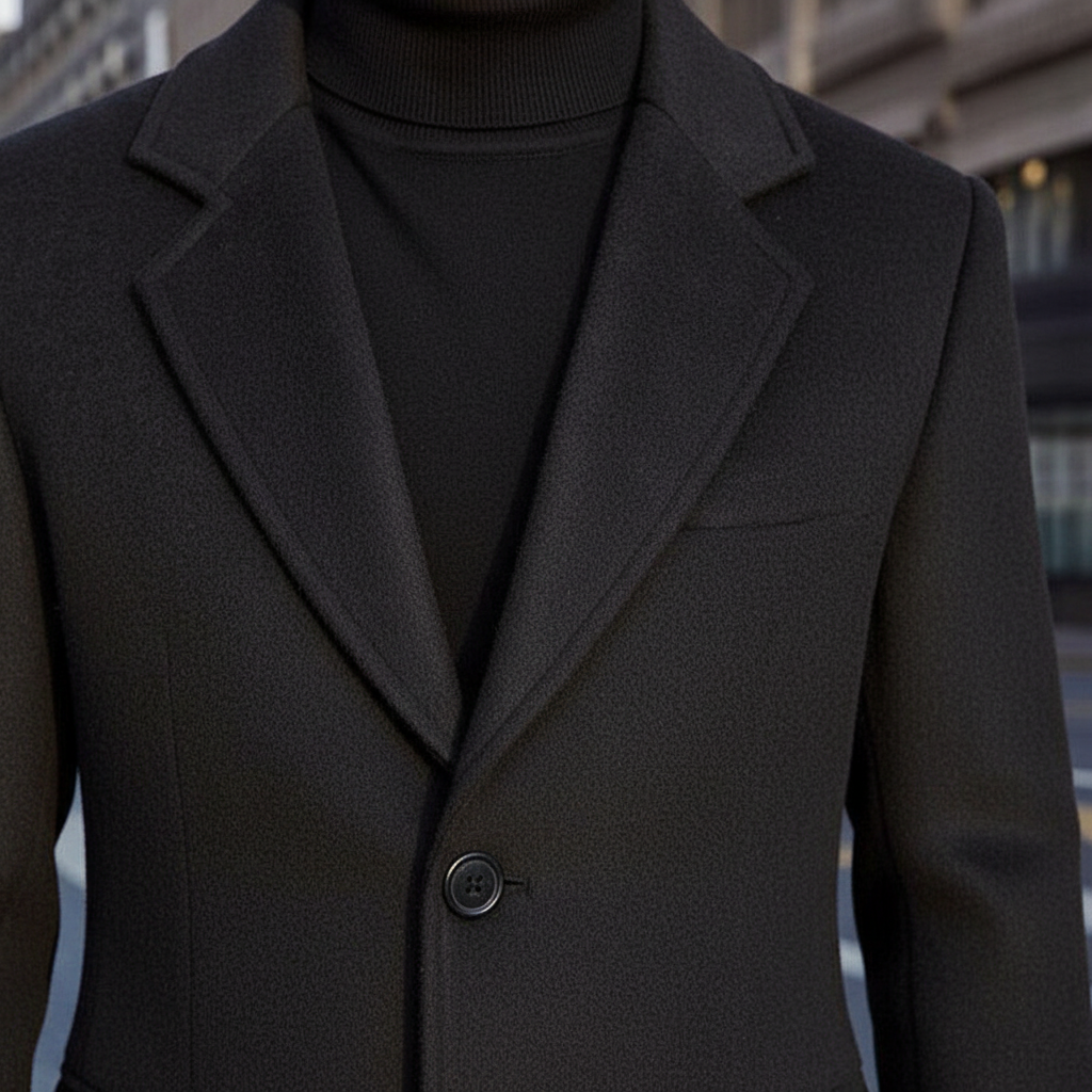 Men's Long Overcoat