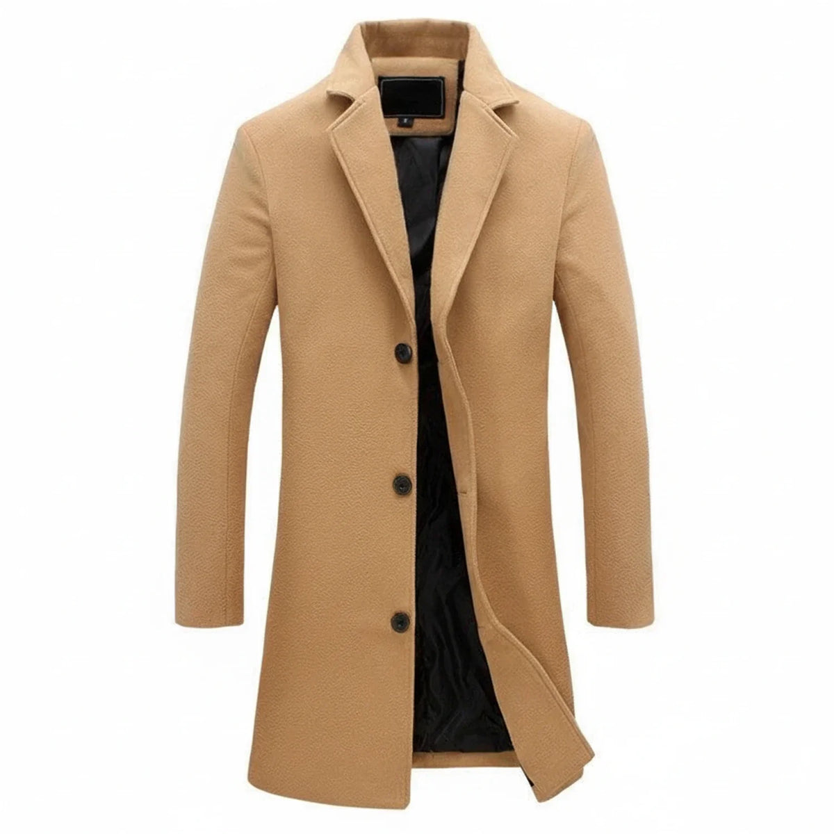 Men's Long Winter Overcoat