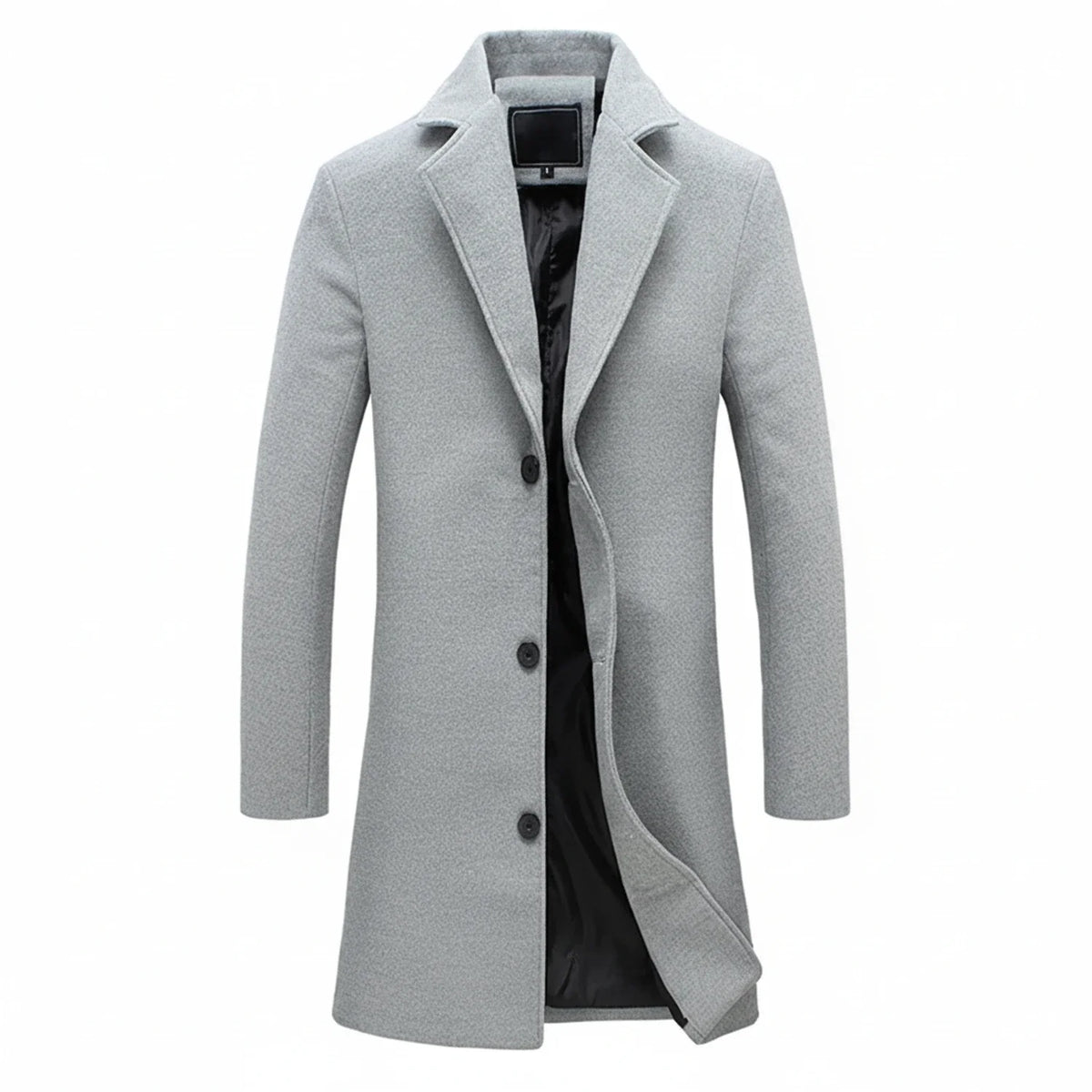 Men's Long Winter Overcoat