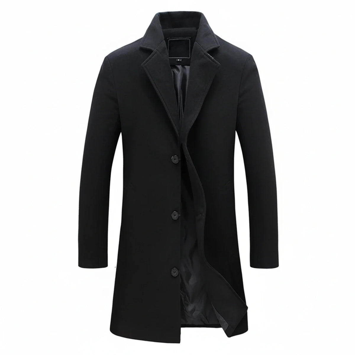 Men's Long Winter Overcoat
