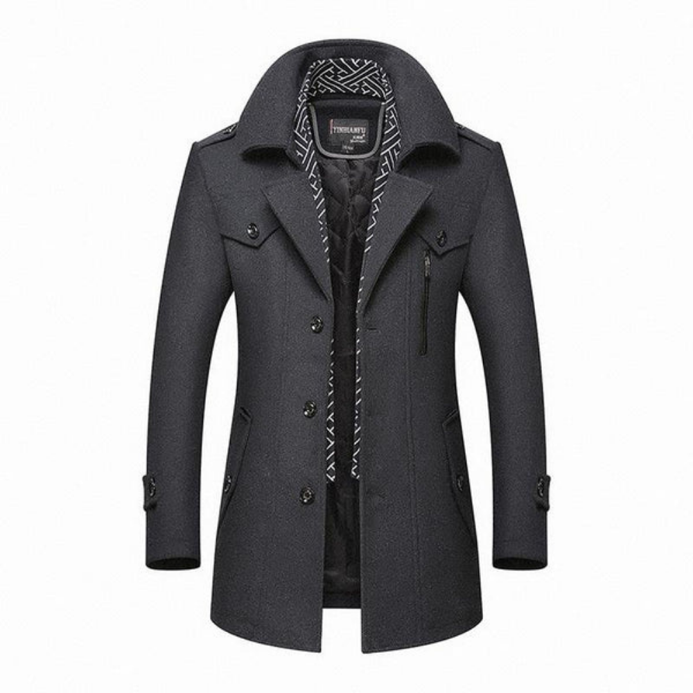 Men's Mid-Length Pea Coat