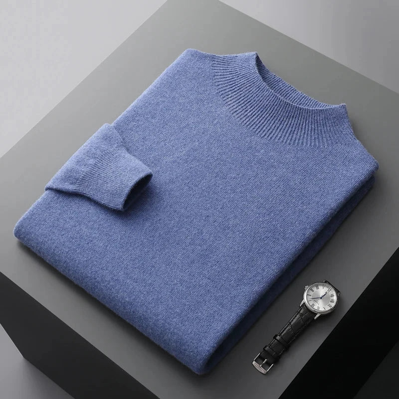 Men's Mock Neck Sweater