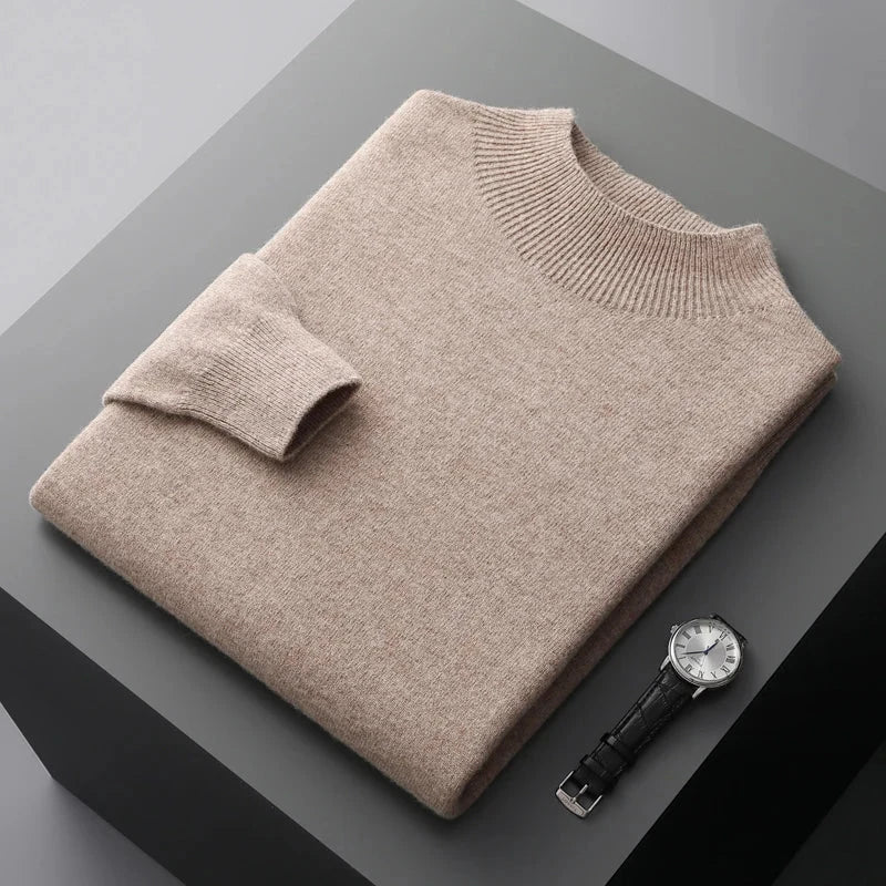 Men's Mock Neck Sweater