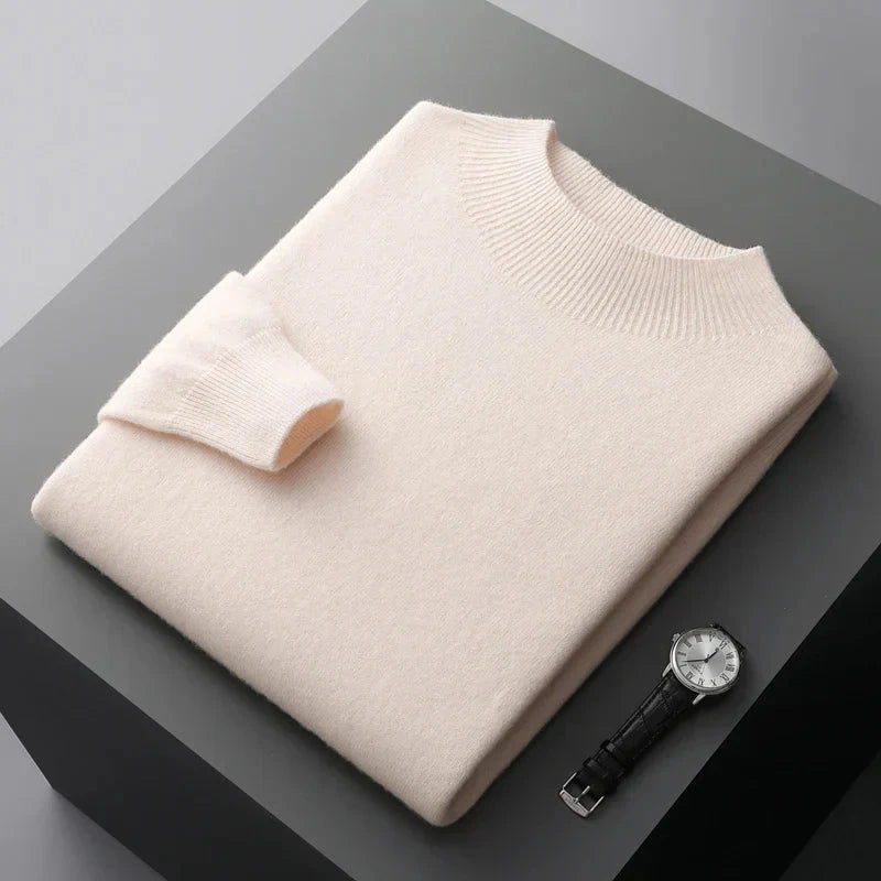 Men's Mock Neck Sweater