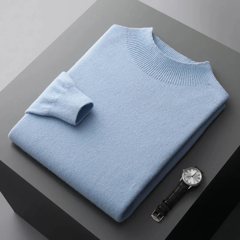 Men's Mock Neck Sweater