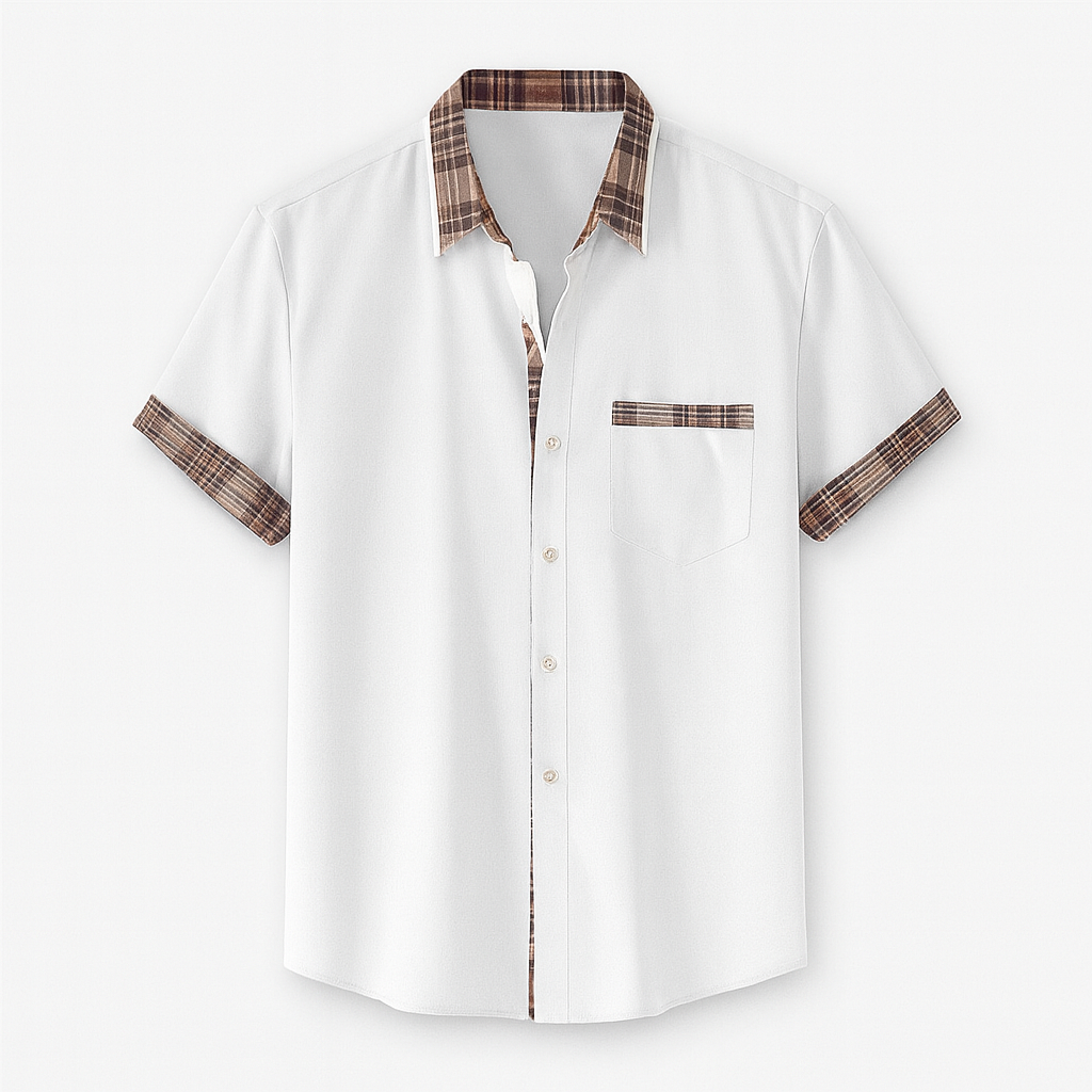 Men's Modern Short-Sleeve Shirt