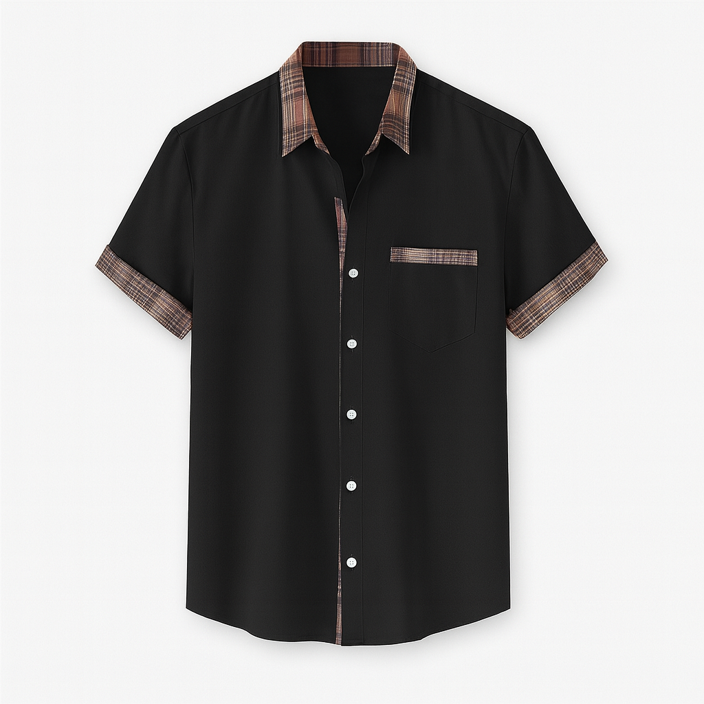 Men's Modern Short-Sleeve Shirt