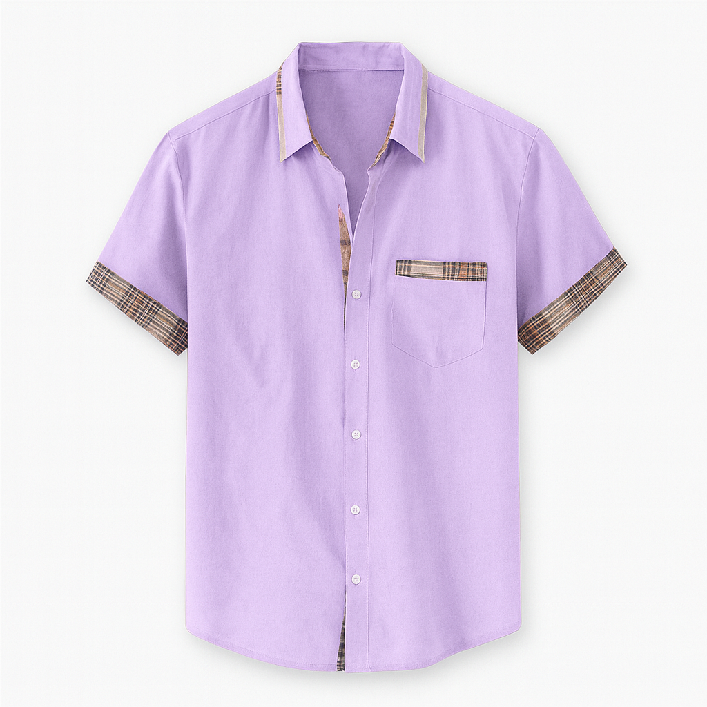Men's Modern Short-Sleeve Shirt