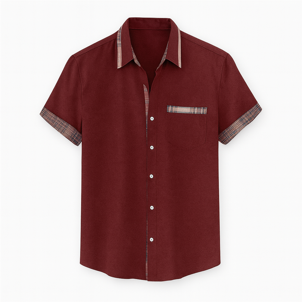 Men's Modern Short-Sleeve Shirt