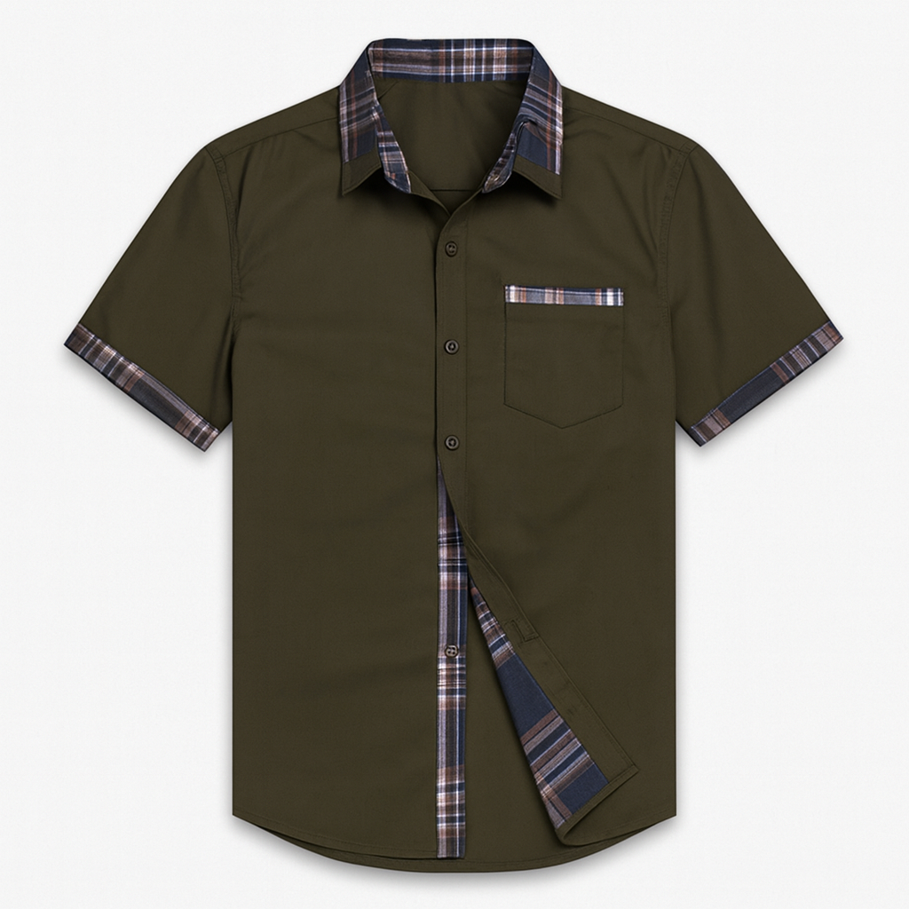 Men's Modern Short-Sleeve Shirt