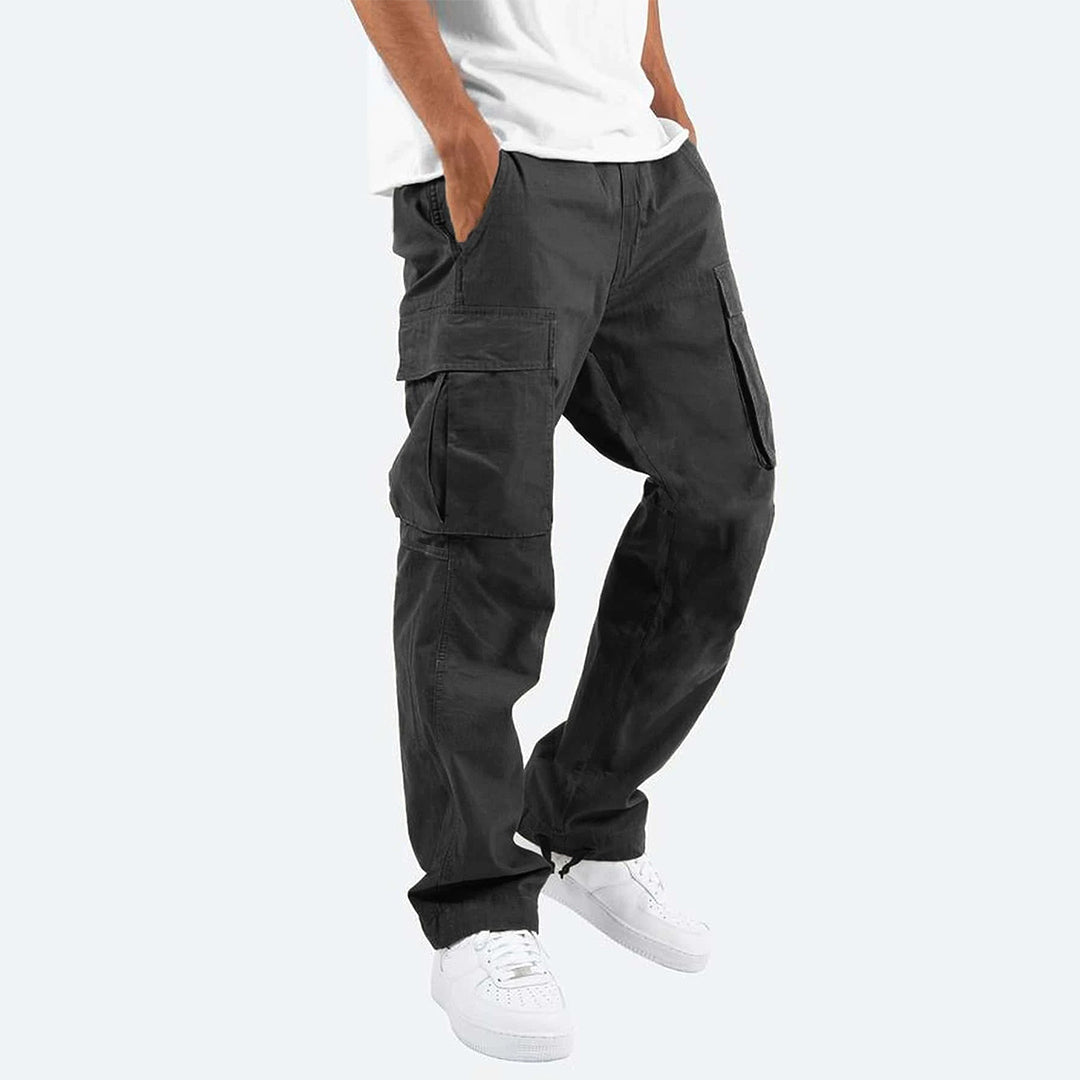 Men's Multi-Pocket Cargo Pants - Comfortable All-Rounder